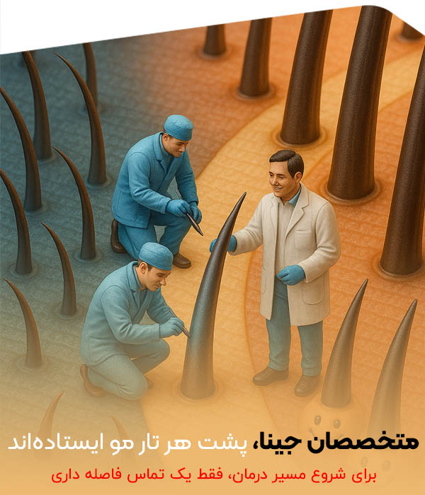 درمان ریزش مو